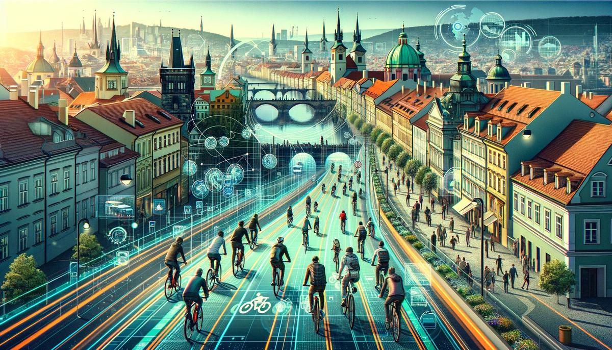 Ilustrační obrázek k dashboardu Počty průjezdů cyklistů podle směru