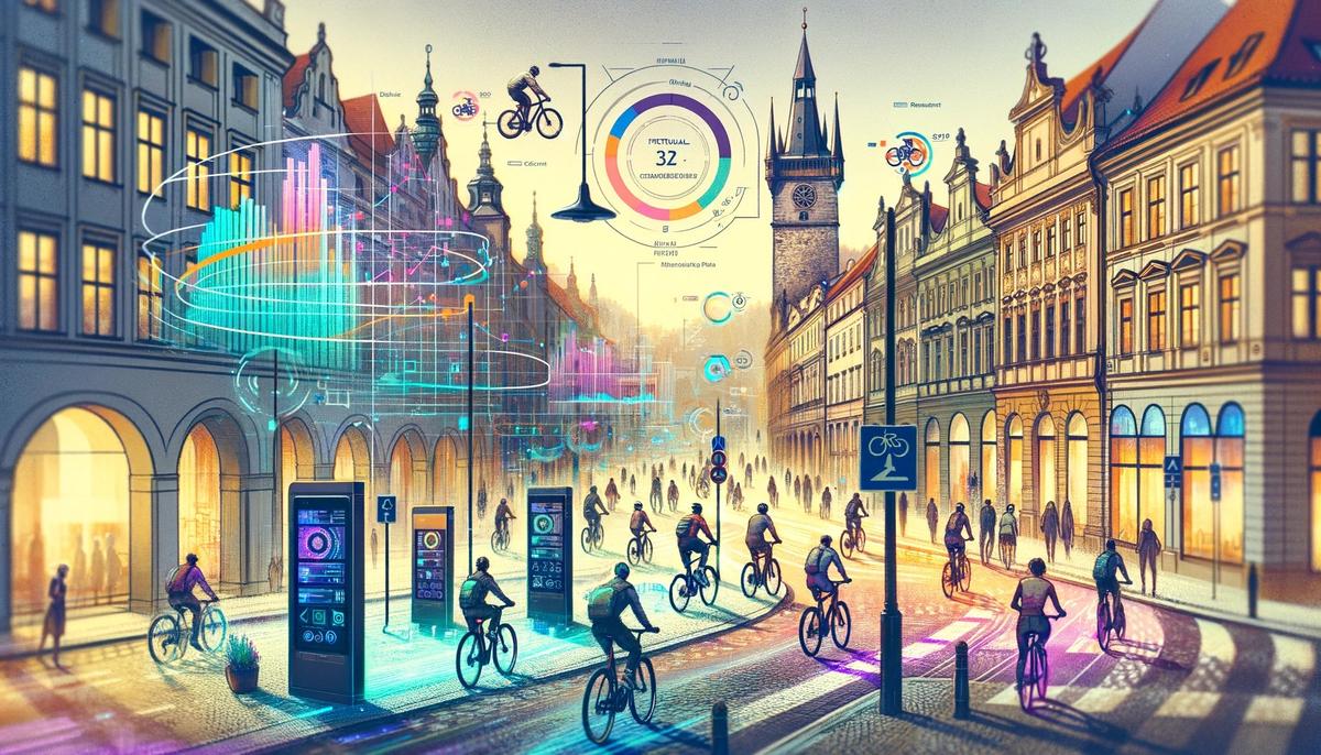 Ilustrační obrázek k dashboardu Historická data o průjezdu cyklistů